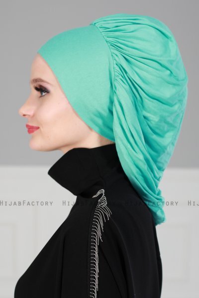 Isabella - Türkis Baumwolle Turban - Ayse Turban
