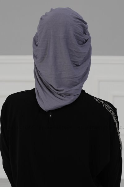 Isabella - Grau Baumwolle Turban - Ayse Turban