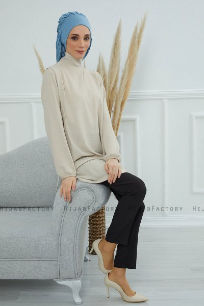 Isabella - Sky Blue Baumwolle Turban