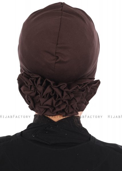Elisabeth - Braun Baumwolle Turban