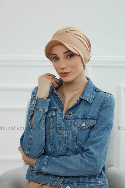 Sandra - Sand Baumwolle Turban