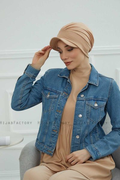 Sandra - Sand Baumwolle Turban