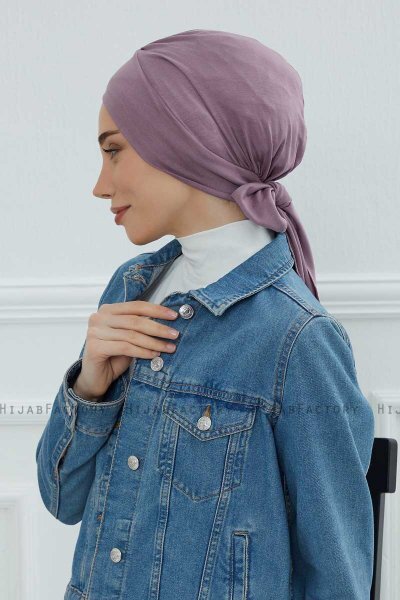 Ellie - Lilac Baumwolle Turban