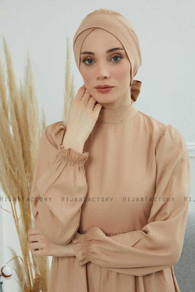 Ellie - Sand Baumwolle Turban