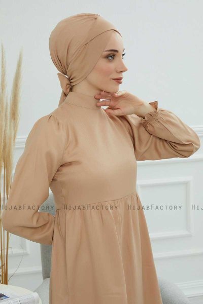 Ellie - Sand Baumwolle Turban