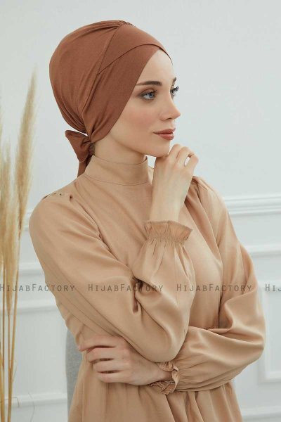 Ellie - Caramel Baumwolle Turban