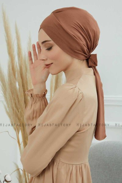 Ellie - Caramel Baumwolle Turban