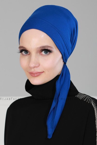 Felicia - Blau Baumwolle Turban