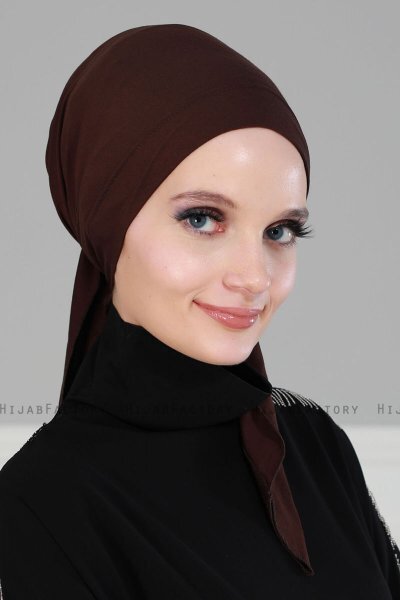 Felicia - Braun Baumwolle Turban