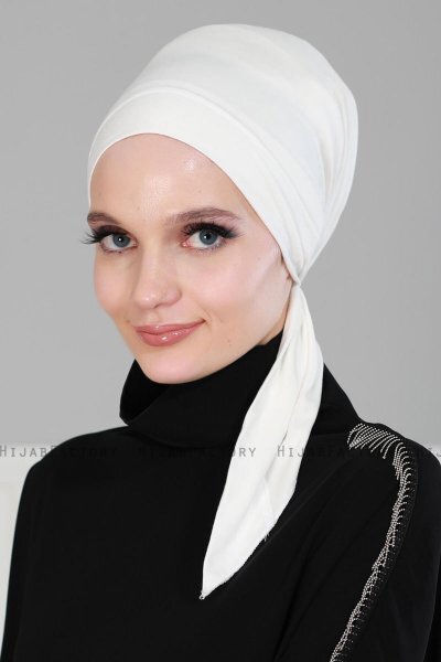 Felicia - Creme Baumwolle Turban