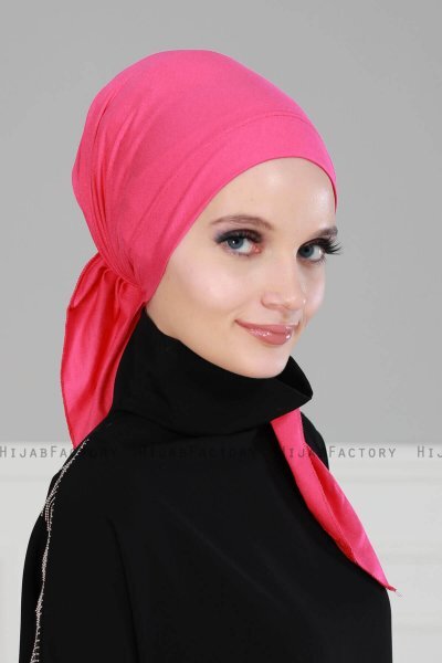 Felicia - Fuchsie Baumwolle Turban