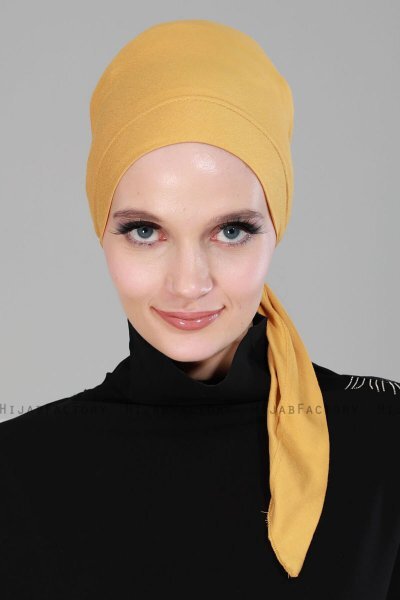 Felicia - Senf Baumwolle Turban