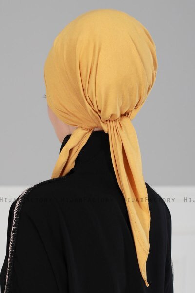 Felicia - Senf Baumwolle Turban