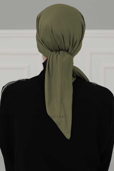 Felicia - Khaki Baumwolle Turban