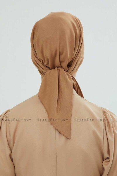 Felicia - Hellbraun Baumwolle Turban