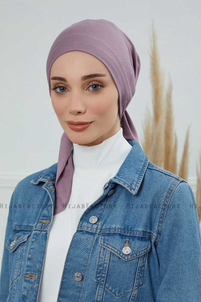 Felicia - Lilac Baumwolle Turban