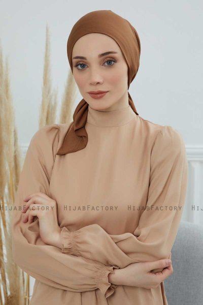 Felicia - Caramel Baumwolle Turban