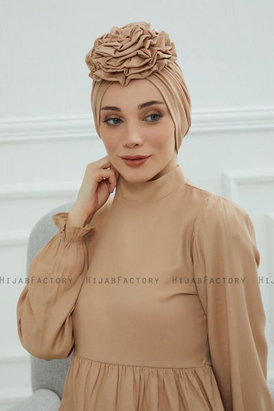 Kerstin - Sand Baumwolle Turban