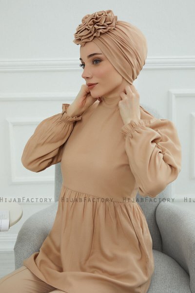 Kerstin - Sand Baumwolle Turban
