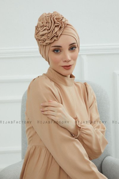 Kerstin - Sand Baumwolle Turban