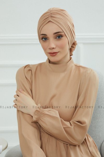 Kerstin - Sand Baumwolle Turban