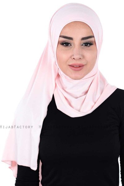 Sigrid - Altrosa Baumwolle Hijab - Ayse Turban