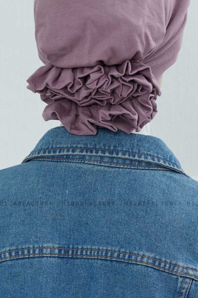 Monica - Lilac Baumwolle Turban