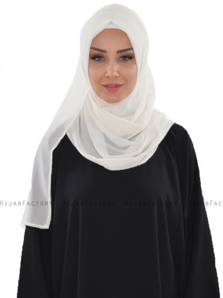 Evelina - Creme Praktisch Hijab - Ayse Turban
