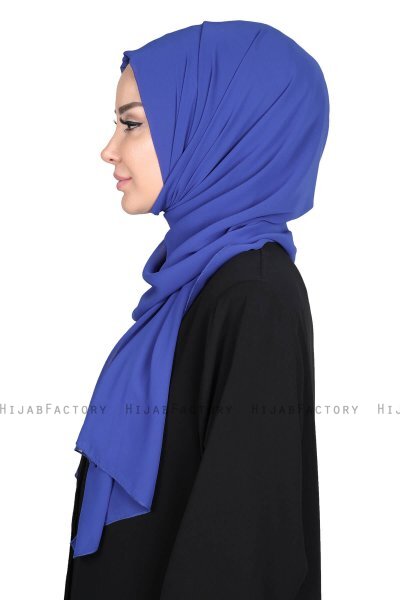 Joline - Blau Premium Chiffon Hijab
