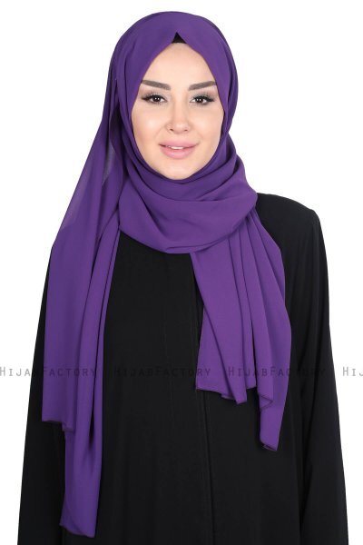 Joline - Lila Premium Chiffon Hijab