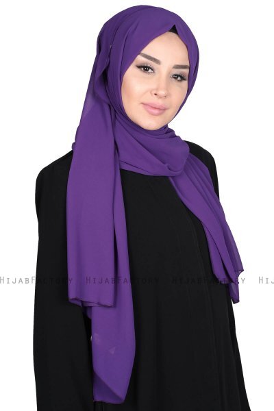 Joline - Lila Premium Chiffon Hijab
