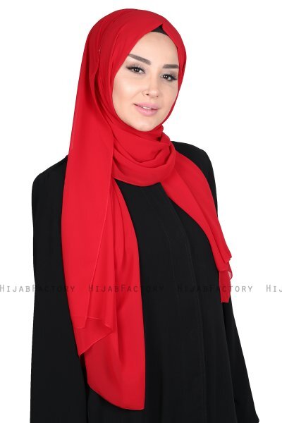 Joline - Rot Premium Chiffon Hijab