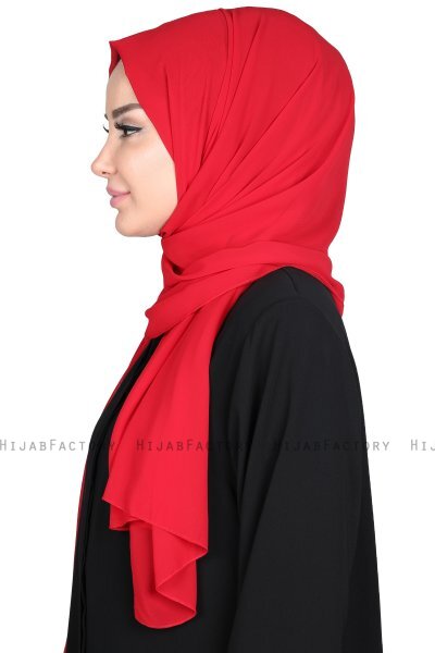 Joline - Rot Premium Chiffon Hijab