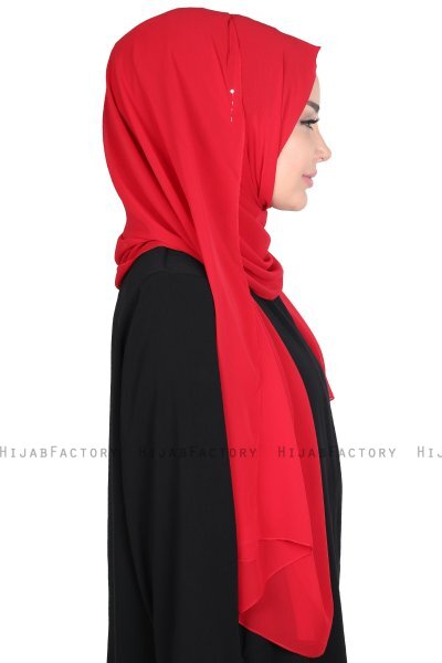 Joline - Rot Premium Chiffon Hijab