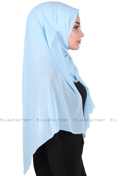 Joline - Hellblau Premium Chiffon Hijab