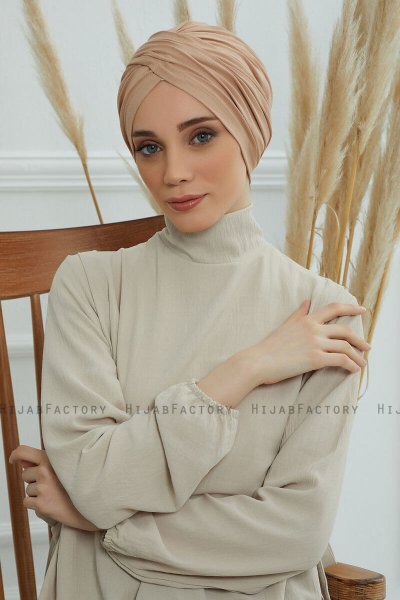 Fiona - Sand Baumwolle Turban