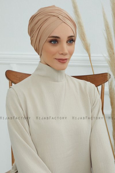 Fiona - Sand Baumwolle Turban