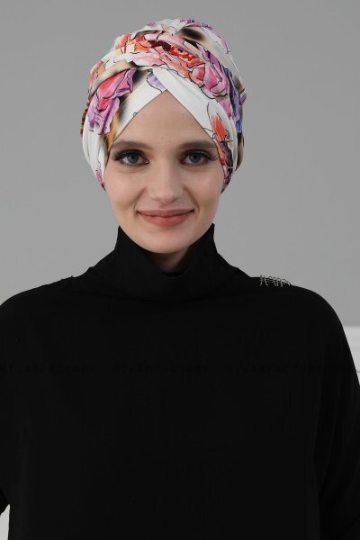 Fiona - Nature Baumwolle Turban