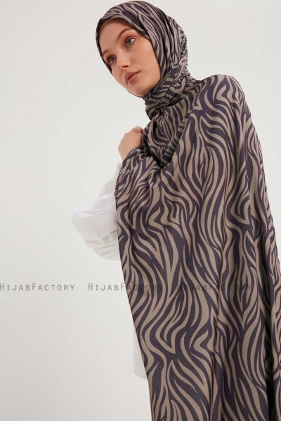 Hafiz - Lila Gemustert Hijab