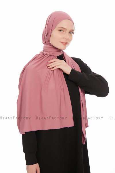 Farah - Soft Pink Jersey Hijab Kopftuch