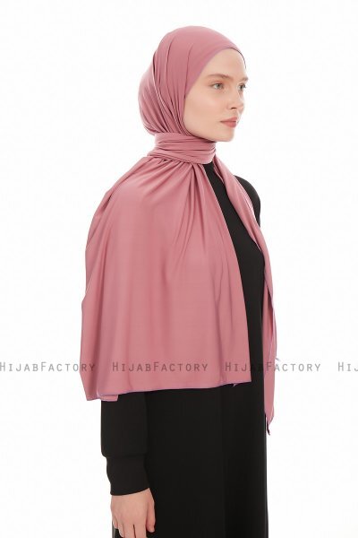 Farah - Soft Pink Jersey Hijab Kopftuch