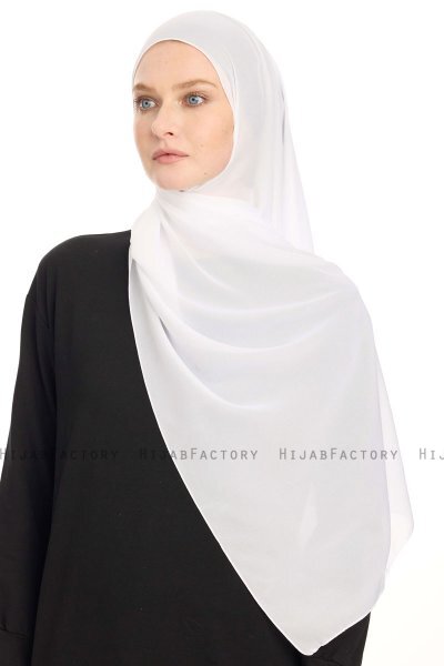 Chiffon Hijab - Weiß