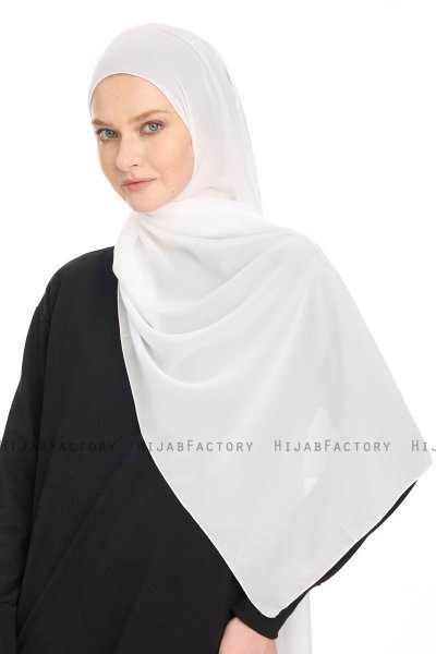 Chiffon Hijab - Weiß