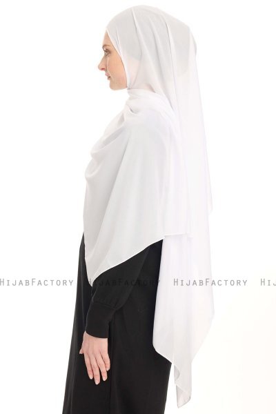 Chiffon Hijab - Weiß