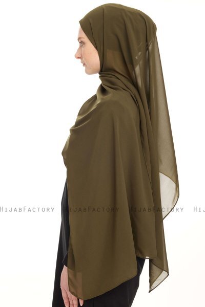 Chiffon Hijab - Khaki