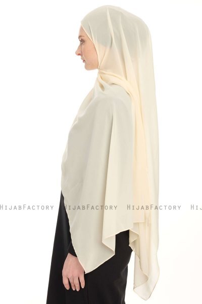 Chiffon Hijab - Leichte Beige