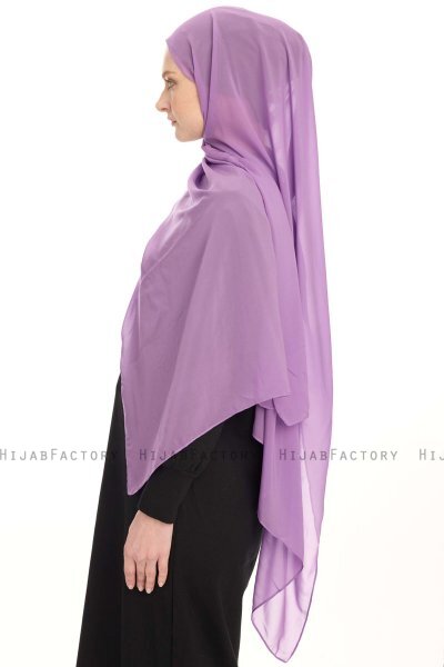 Chiffon Hijab - Helles Lila