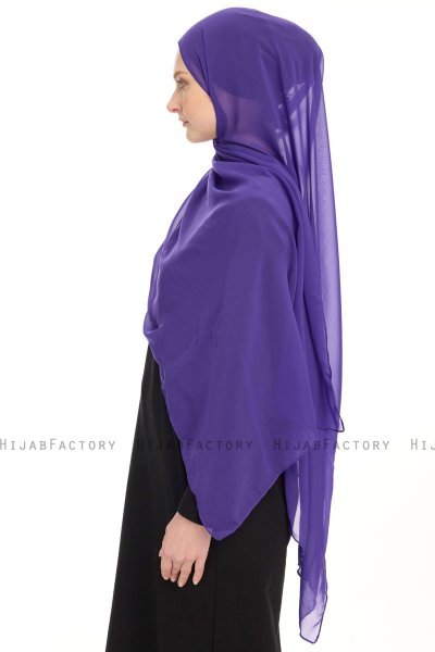 Chiffon Hijab - Lila