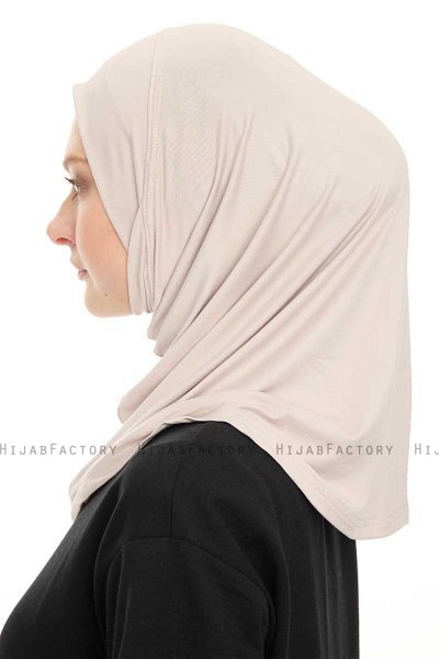 Yazmin - Hellgrau Amira Hijab Kopftuch Ready To Wear