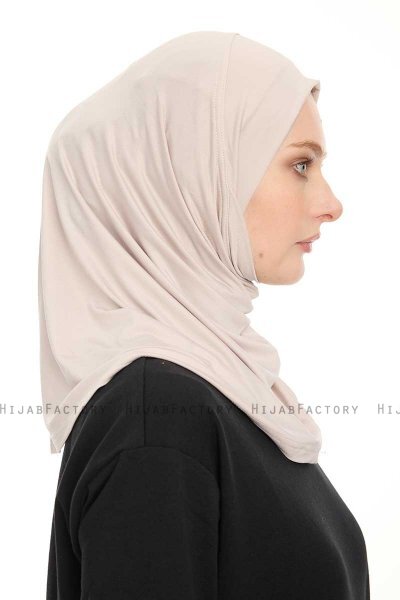 Yazmin - Hellgrau Amira Hijab Kopftuch Ready To Wear